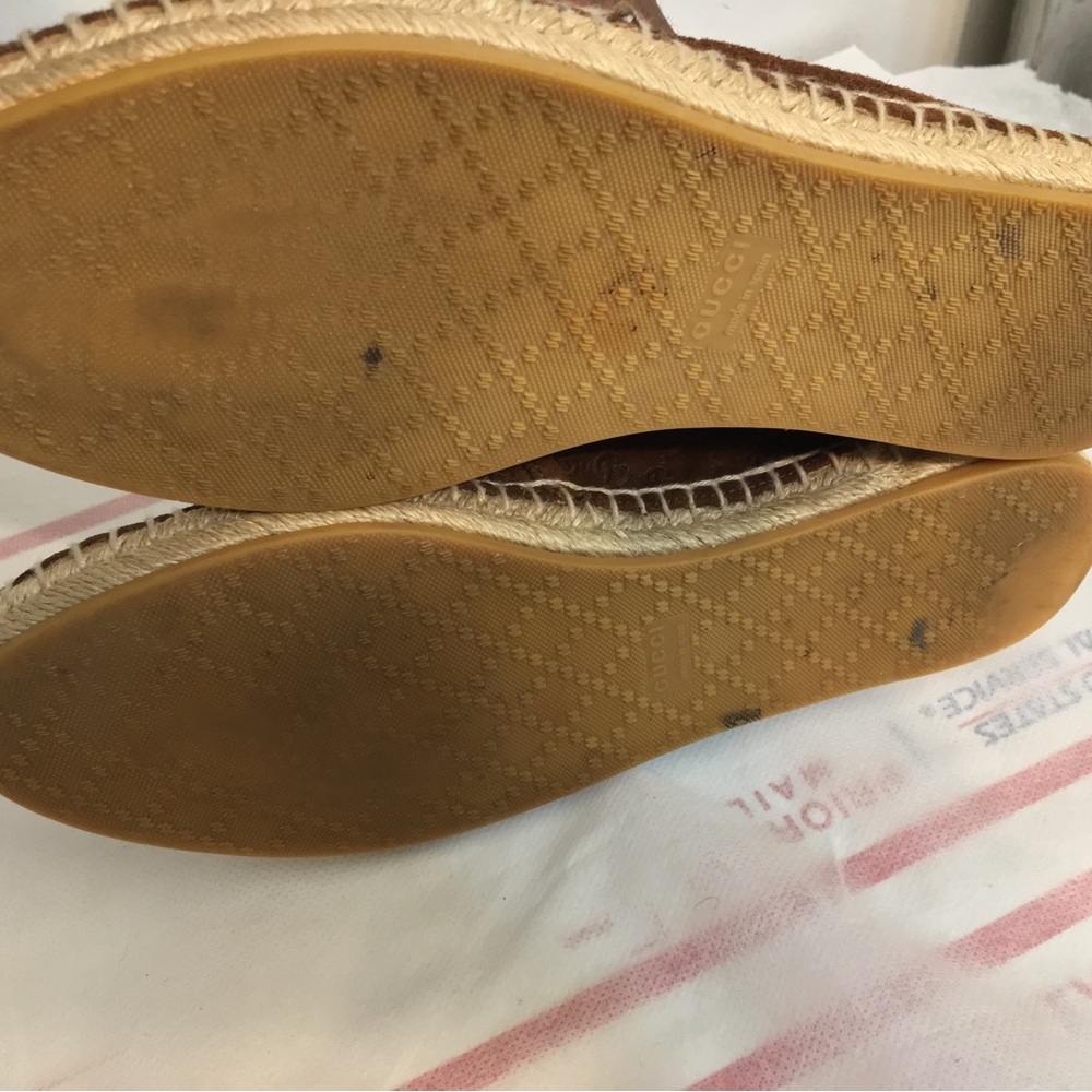 Gucci Espadrille Loafers slip-on. Made in Italy Size 37.5. Great condition - Picture 4 of 16